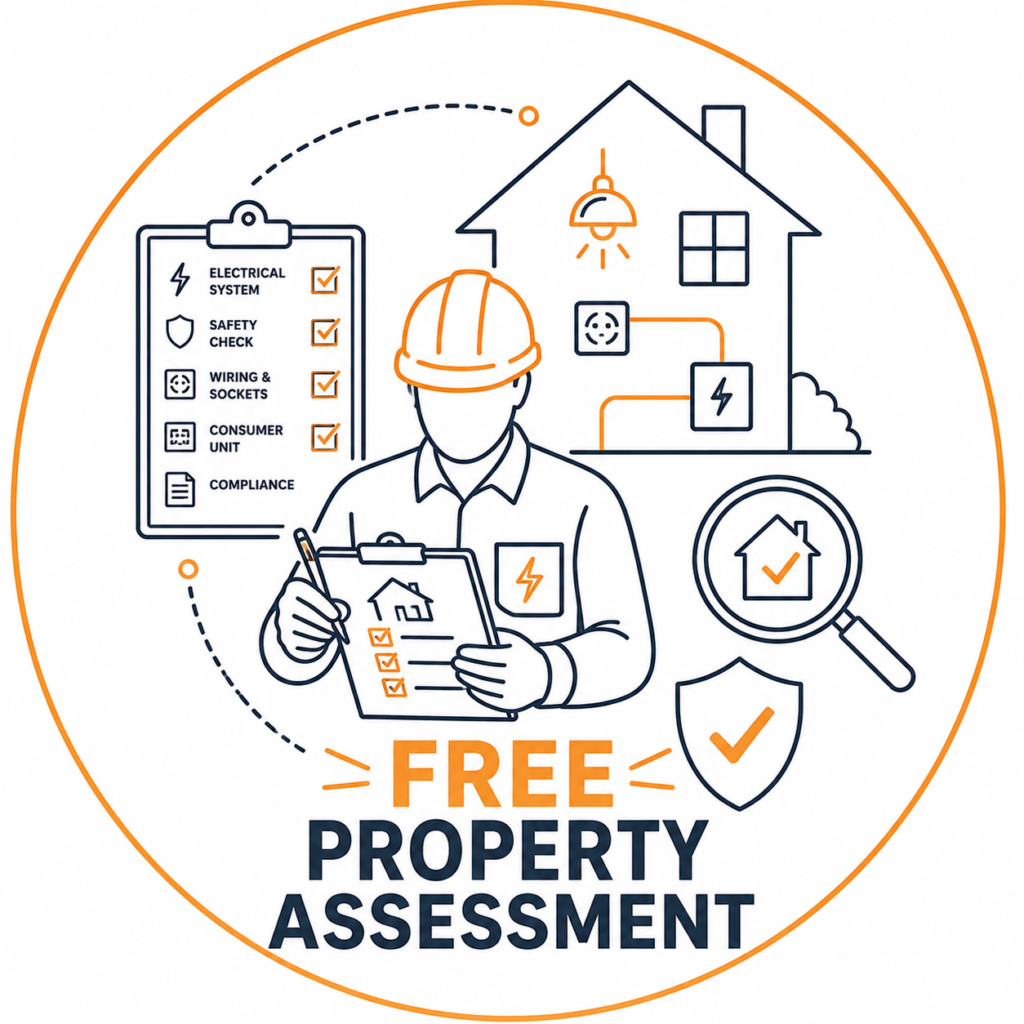 Free Property Assessment for Property Rewire Manchester by qualified electricians.
