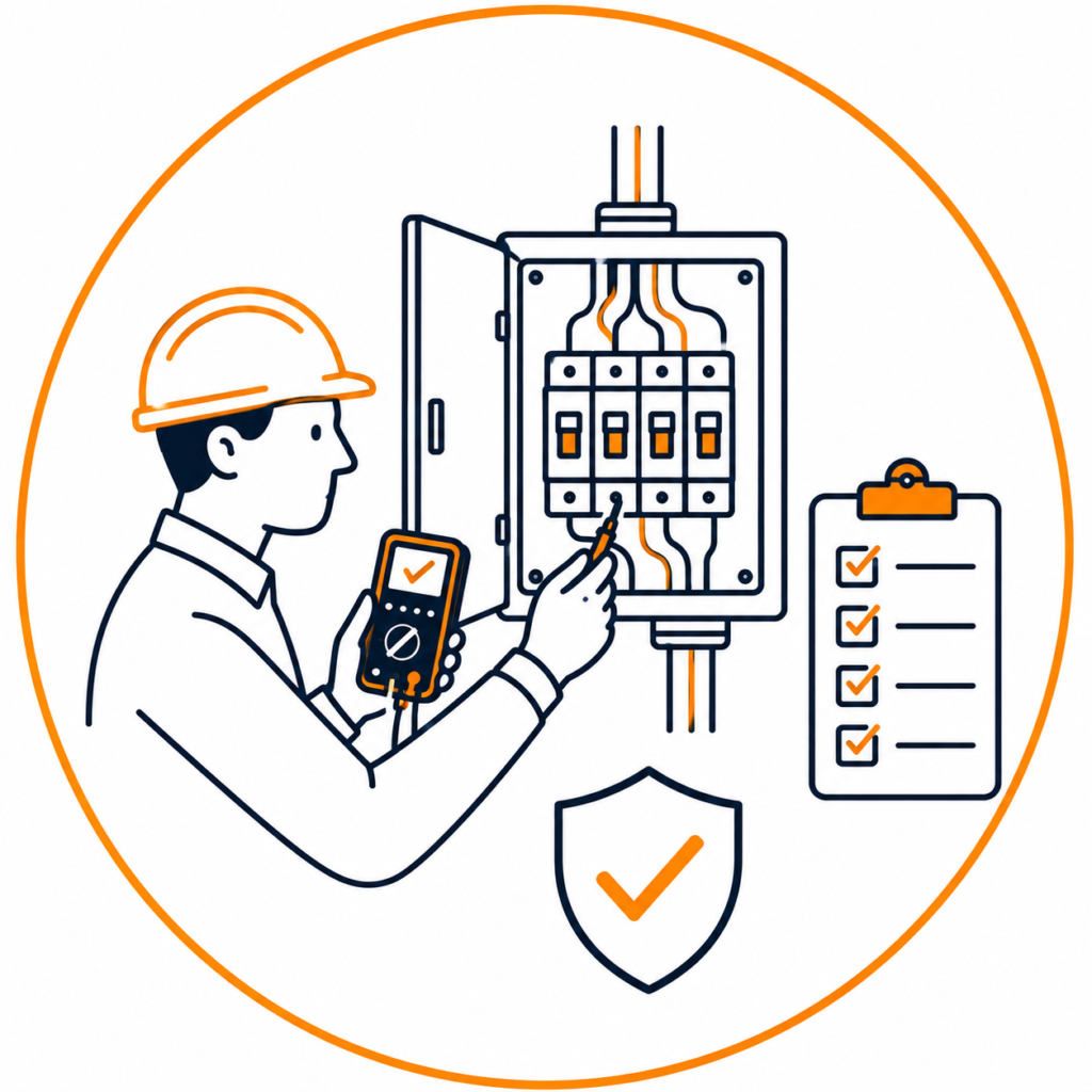 Testing and certification after House Rewiring for Extensions to confirm UK electrical compliance
