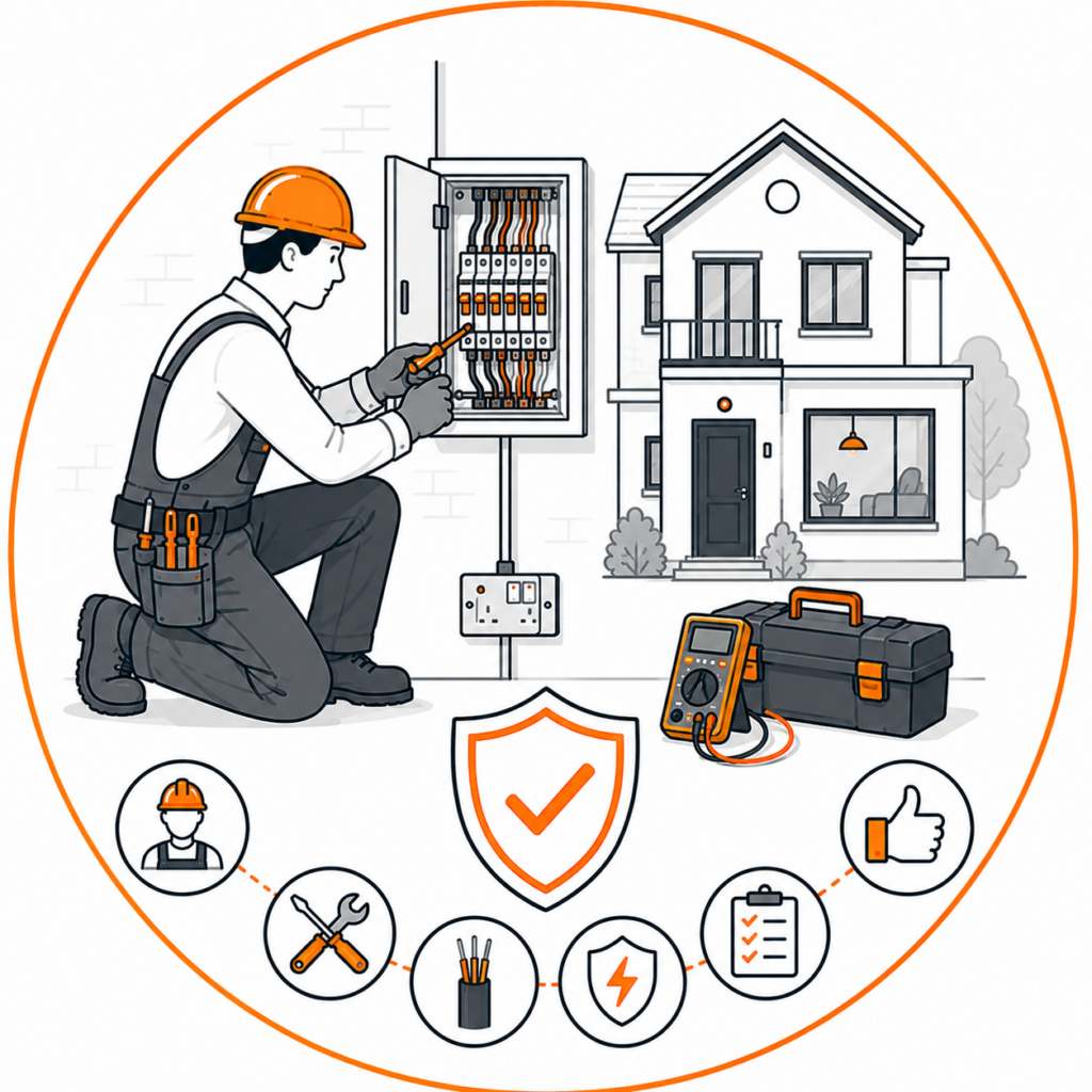 Professional earthing and bonding installation Manchester