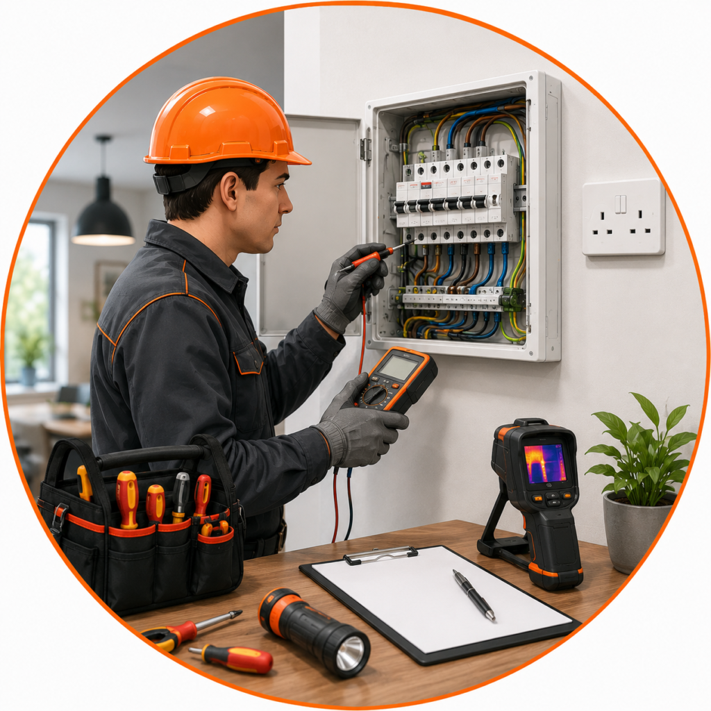 Surge protection installation Manchester electrical assessment and consumer unit inspection