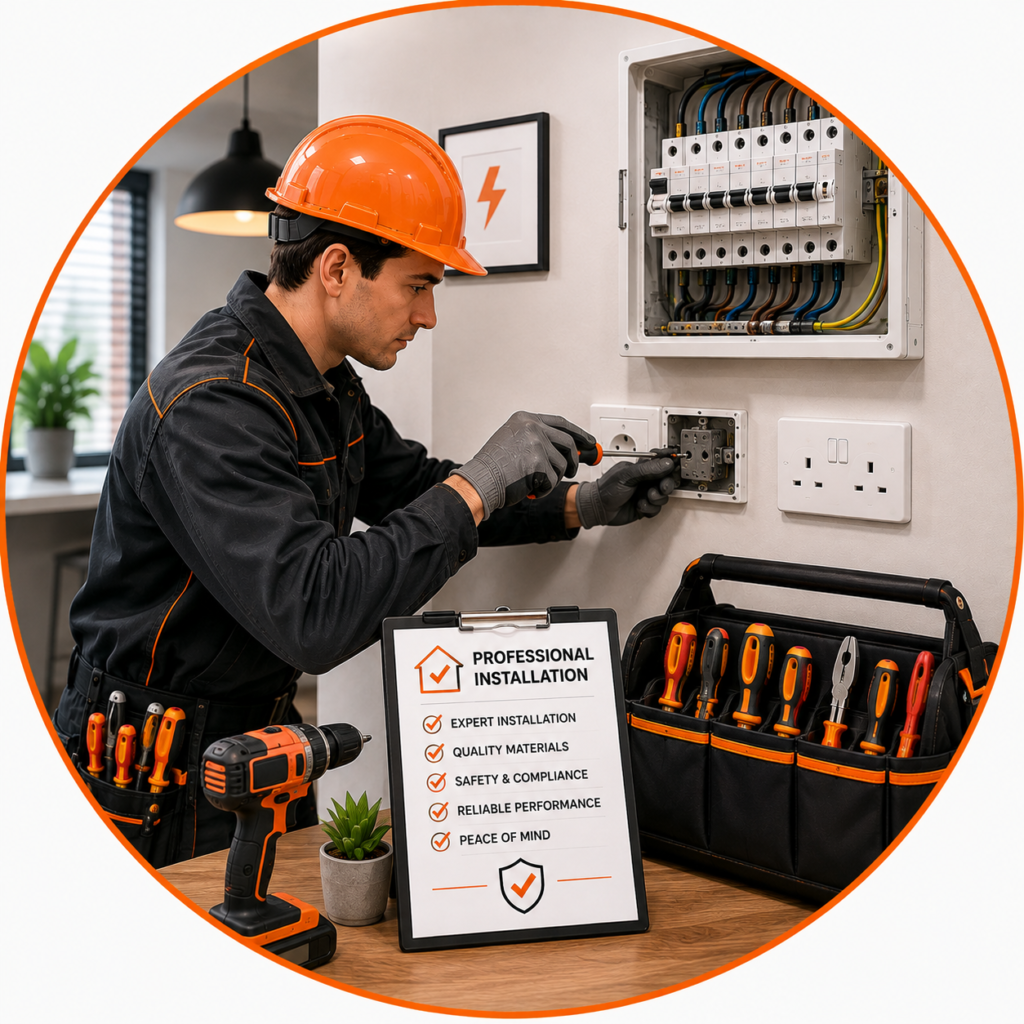 Surge protection installation Manchester by a qualified electrician