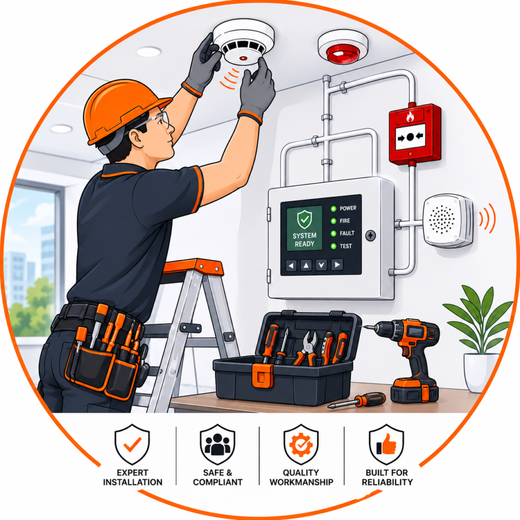 Smoke alarm installation Manchester by qualified electricians