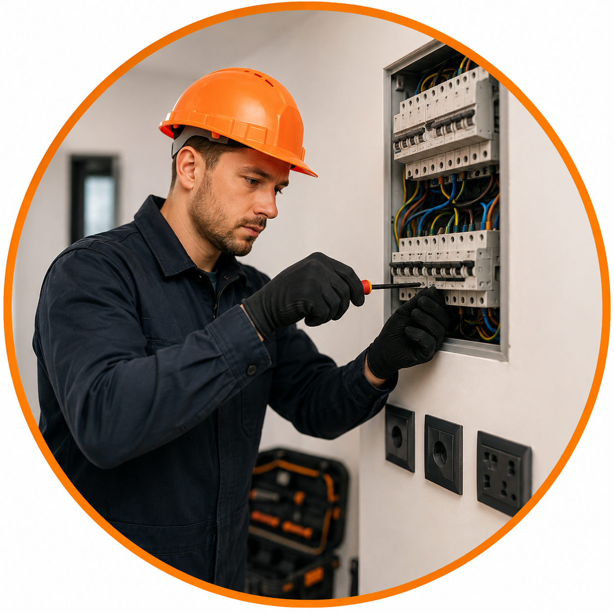 House rewire cost Manchester electrician assessing electrical wiring and consumer unit