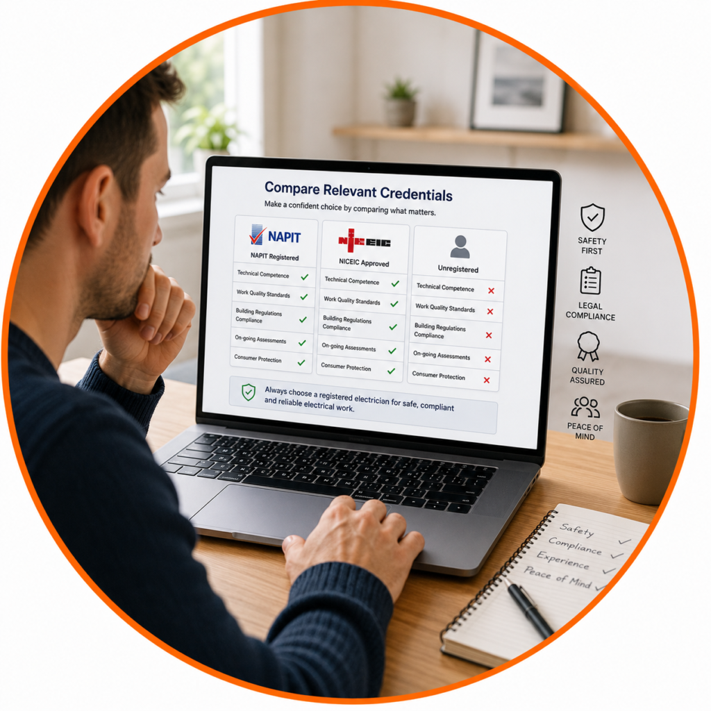 NAPIT vs NICEIC electrician certification comparison