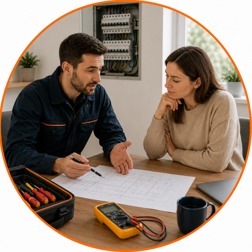 NAPIT vs NICEIC electrician comparison advice Manchester